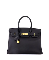 Pre-Owned HERMES Birkin Handbag Epsom with Gold Hardware