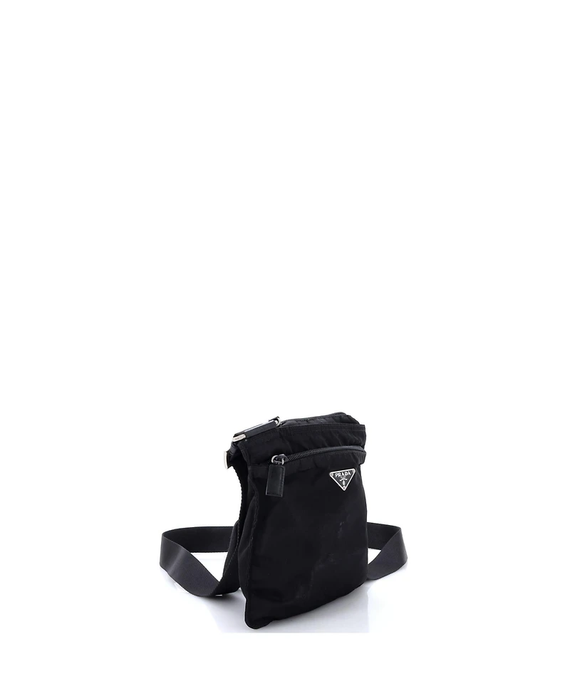 Pre-Owned Prada Small Flat Messenger Bag Tessuto