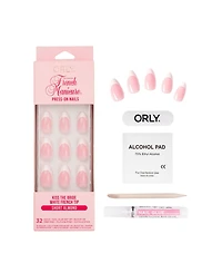 Orly Kiss The Bride French Manicure Short Almond Press-On Nails Set