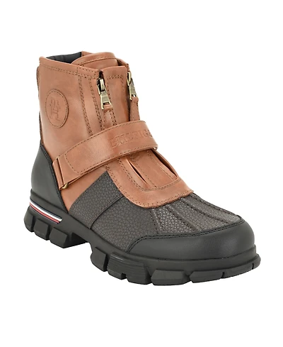 Tommy Hilfiger Men's Wivito Chunky Lug Double-Zip Boots