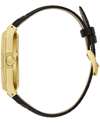 Bulova Men's Automatic Prestige Black Leather Strap Watch 42mm