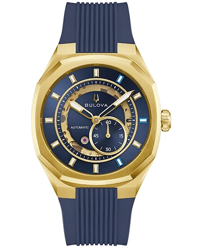 Bulova Men's Automatic Marc Anthony Hnbr Rubber Watch 40.5mm