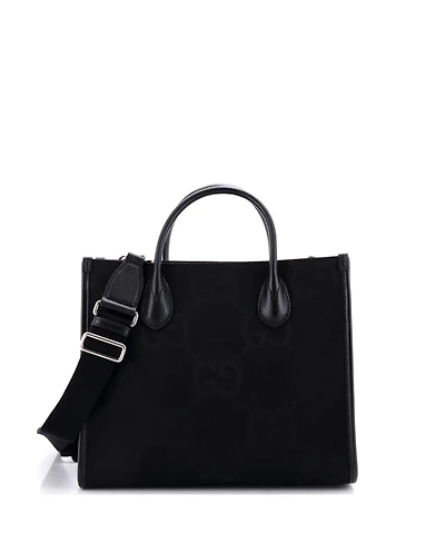 Pre-Owned Gucci Small Convertible Tote Jumbo Gg Canvas