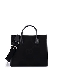 Pre-Owned Gucci Small Convertible Tote Jumbo Gg Canvas