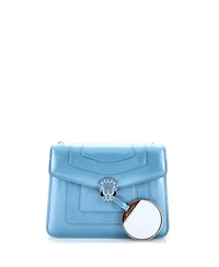 Pre-Owned Bvlgari Small Serpenti Forever Square Shoulder Bag Patent