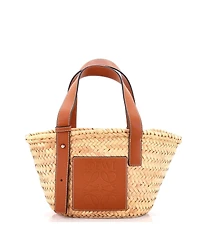 Pre-Owned Loewe Small Basket Tote Raffia