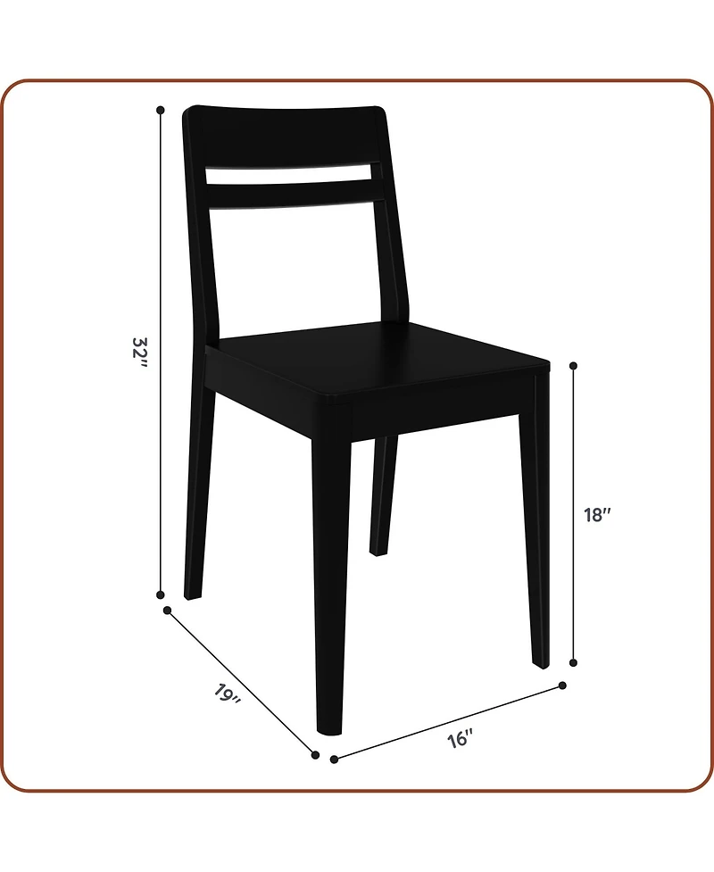 Grain & Grove Crew Dining Chair, 2 Pack