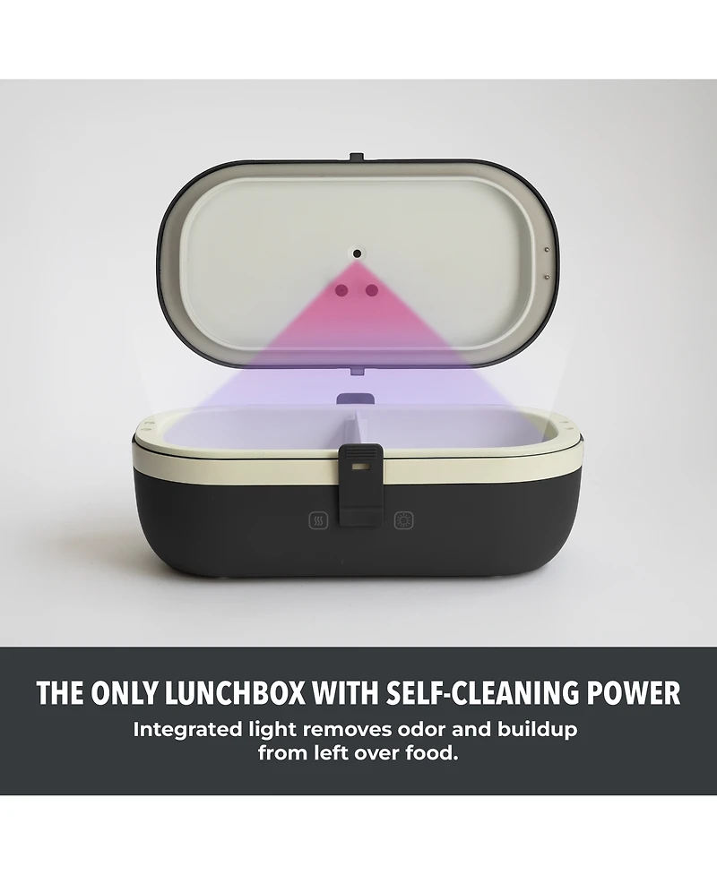 Uvi Plus Self-Heating Lunch Box with Usb-c Cord and Uv Light Sanitizer