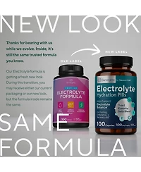 Sunergetic Electrolyte Capsules with Potassium, Magnesium, Calcium and Sodium, Keto-Friendly, Vegetarian, 100 Count