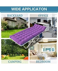 Aofar 2 Pack Camping Bed Folding Mattress Portable Sleeping Cot