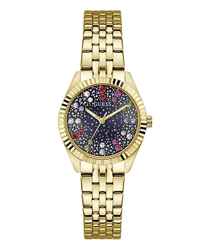 Guess Women's Quartz Gold-Tone Stainless Steel Watch 32mm