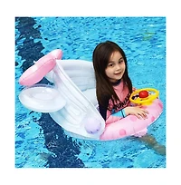 Aofar Baby Pool Float Sun Canopy Seat Handle No Flip Boat Ring 8-36M
