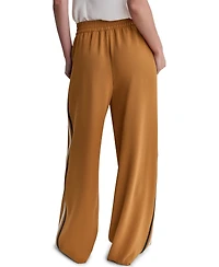 Bcbg Women's Mid-Rise Solid Wide-Leg Track Pants