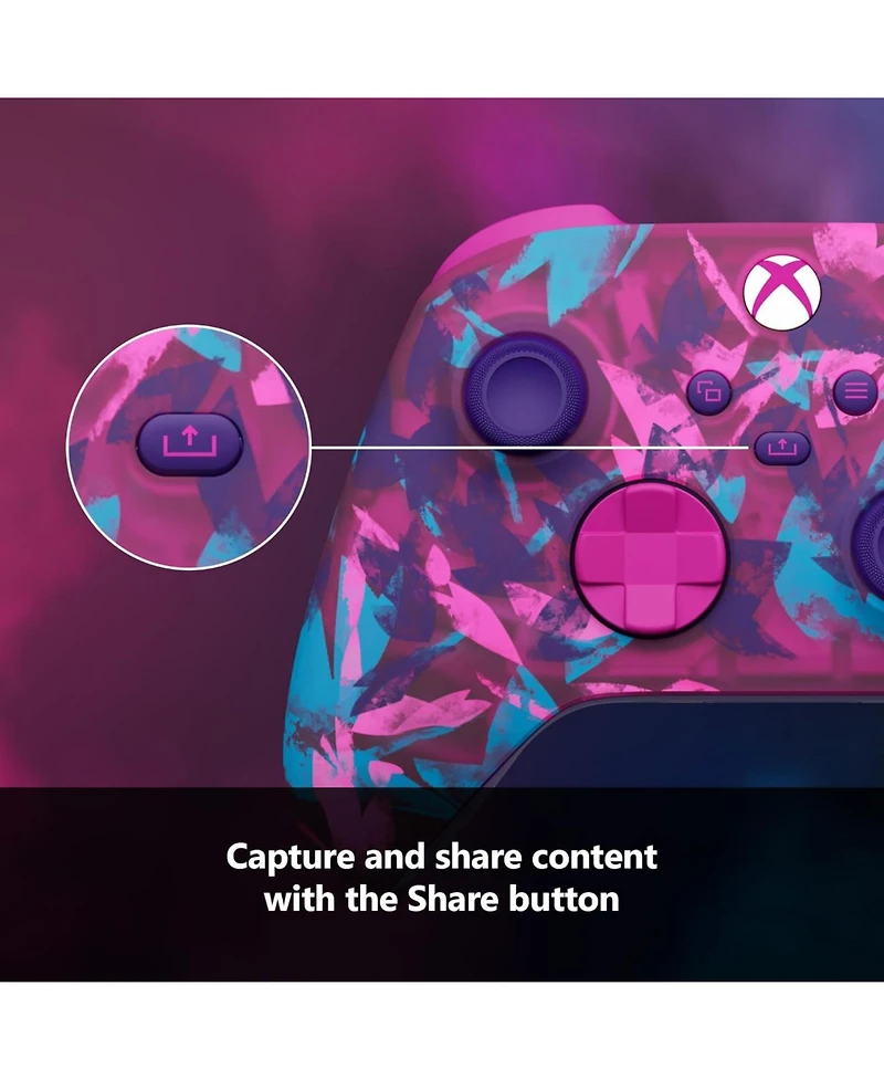 Microsoft Xbox Wireless Controller for Series X, Series S, Windows with MightySkins Custom Skin Code - Heart Breaker