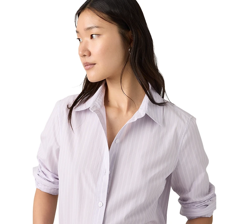 Levi's Women's Carlile Classic Poplin Long-Sleeve Shirt