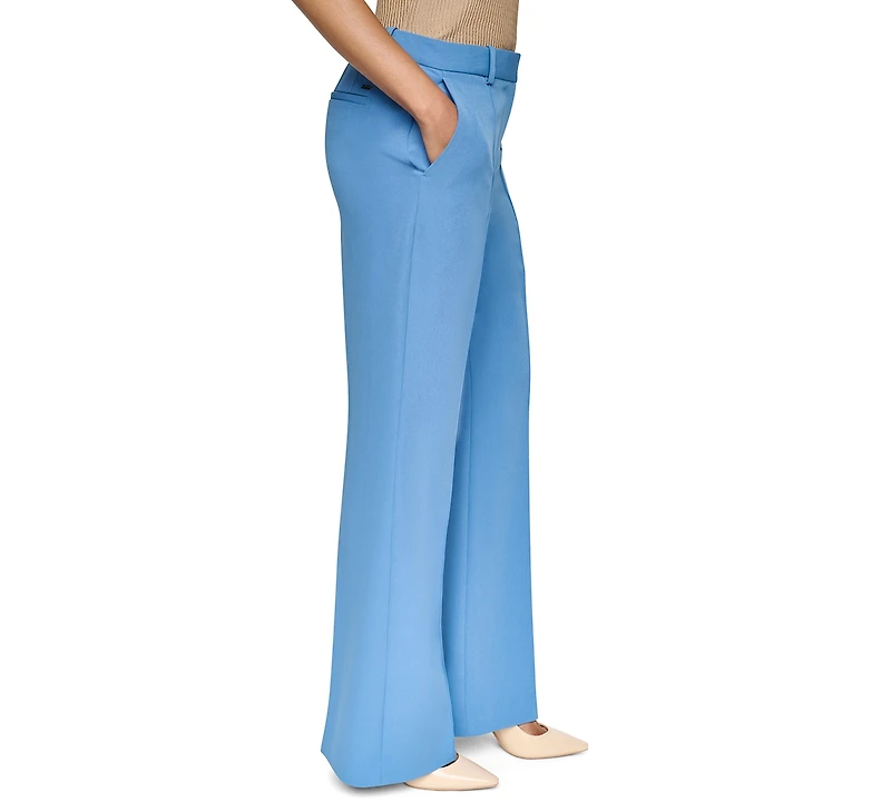 Dkny Women's High-Rise Straight-Leg Full-Length Pants