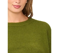 Vince Camuto Women's Elbow-Sleeve Crewneck Sweater