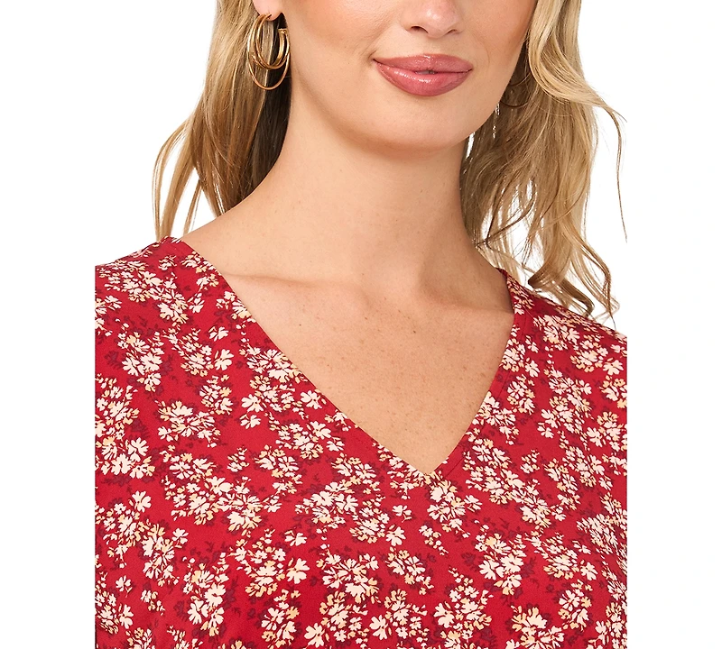 Vince Camuto Women's V-Neck Short-Sleeve T-Shirt