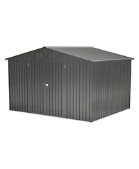 Streamdale Furniture 10x8 Feet Outdoor Metal Storage Shed With Lockable Doors