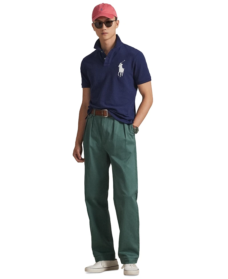 Polo Ralph Lauren Men's Big Pony Custom Slim Fit Mesh