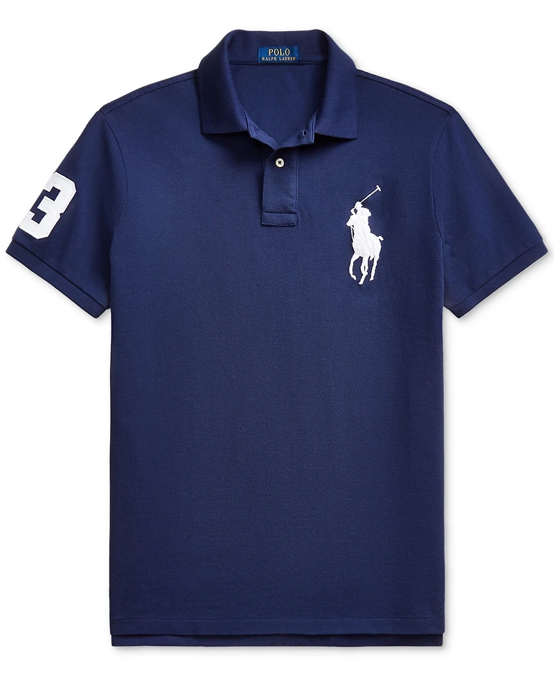 Polo Ralph Lauren Men's Big Pony Custom Slim Fit Mesh