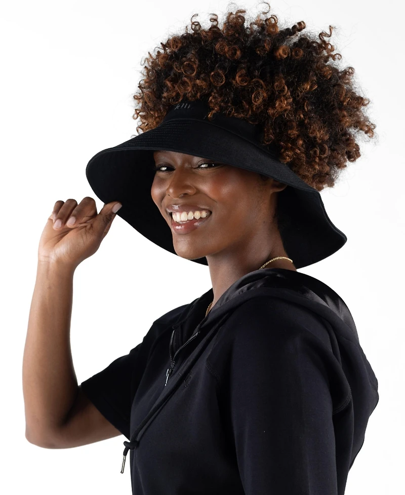 Kin Apparel Unisex Satin Lined Wide Brim Sun Visor