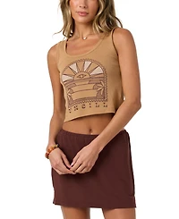 O'Neill Women's Sun Eye Graphic Scoop Neck Tank Top