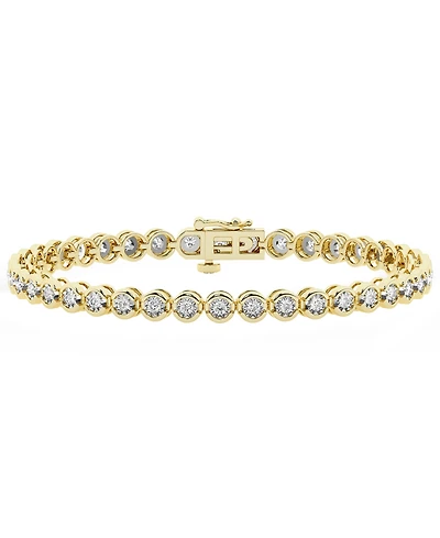 Forever Grown Diamonds Lab-Grown Diamond Bracelet (2 ct. t.w.) 14k Yellow Gold-Plating Over Sterling Silver (Also Available Silver)