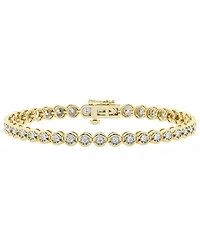 Forever Grown Diamonds Lab-Grown Diamond Bracelet (2 ct. t.w.) 14k Yellow Gold-Plating Over Sterling Silver (Also Available Silver)