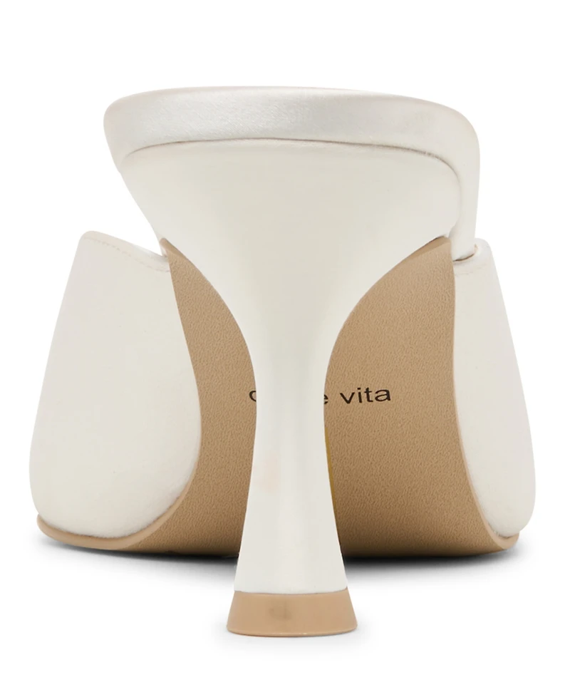 Dolce Vita Women's Cleo Bow Slip-On Kitten-Heel Mules