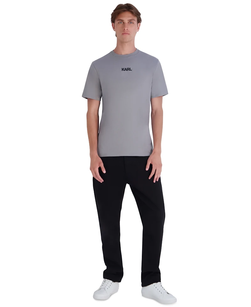 Karl Lagerfeld Paris Men's Rubberized T-Shirt