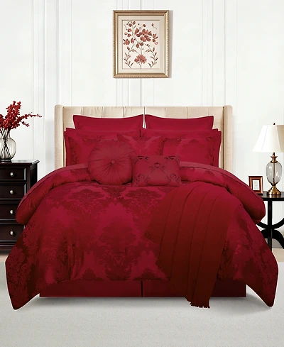 Macy's Victoria Fade-Resistant 14-Piece Comforter Set, King
