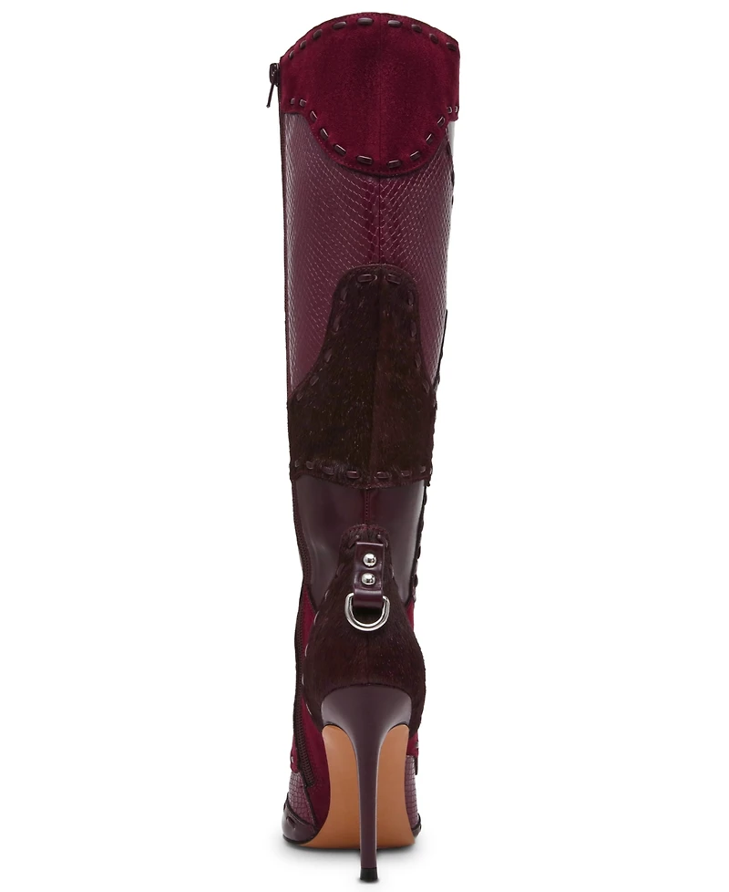 Steve Madden Women's Revive Studded Knee-High Novelty Dress Boots