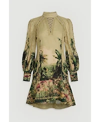 Karen Millen Women's Botanical Mini Dress