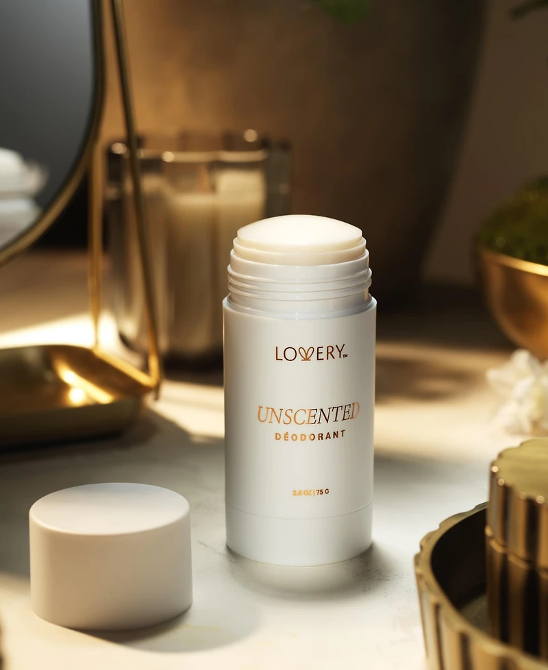 Lovery Women's Unscented Anti-Perspirant Deodorant Stick, Aluminum Free 2.6oz