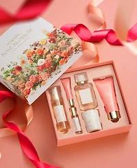 Lovery 8-Piece Rose Blossom Bath and Body Care Gift Set