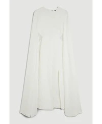 Karen Millen Women's Cape Mesh Midi Dress