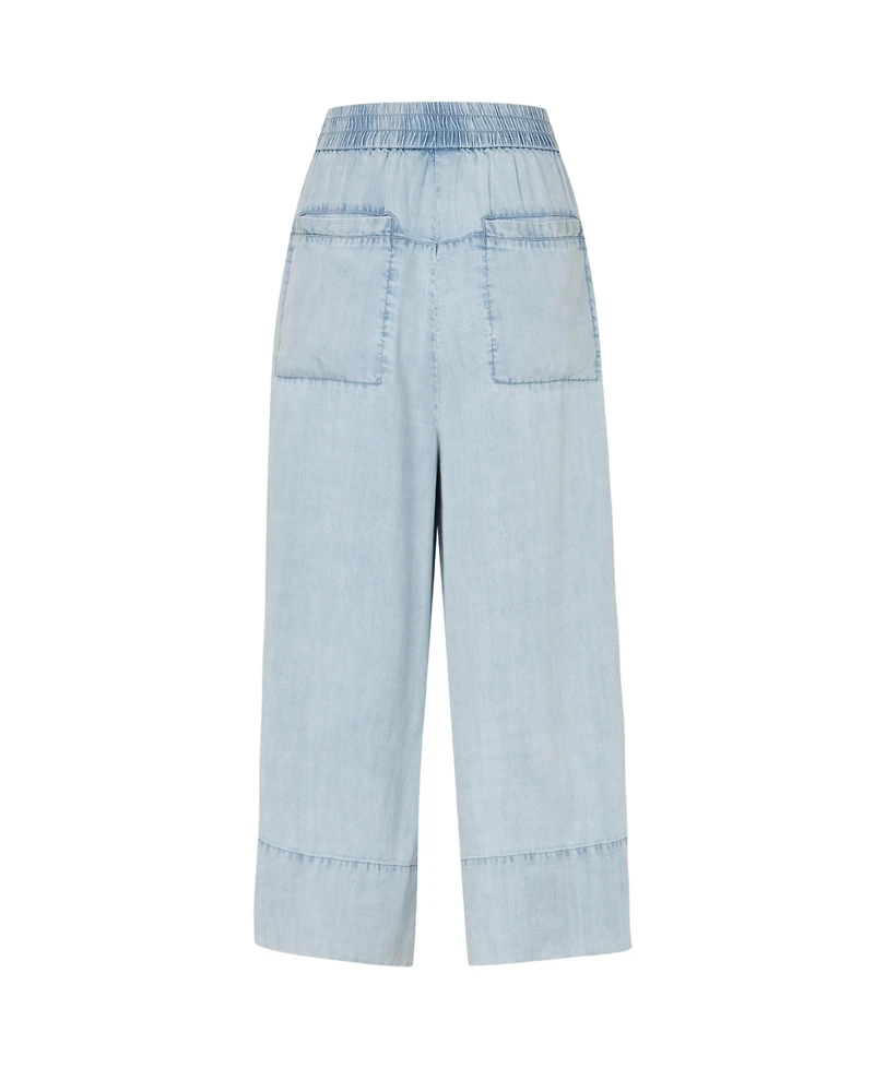 Masai Copenhagen Women's Maportia Denim Wide-Leg Culotte Trouser
