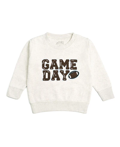 Sweet Wink Little Boys Game Day Patch Sweatshirt