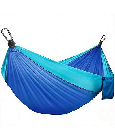 Aofar Camping Hammock Portable Parachute Tree Straps Travel Swing Nylon Outdoor Hiking