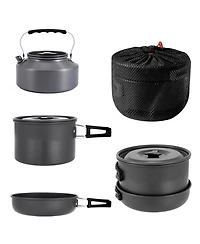 Piscifun Lightweight Camping Cookware Set 1-2 People Portable Nesting Outdoor Cooking Kit