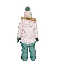 Deux par Toddler Girl 2T -5T Two Piece Discover Snowsuit