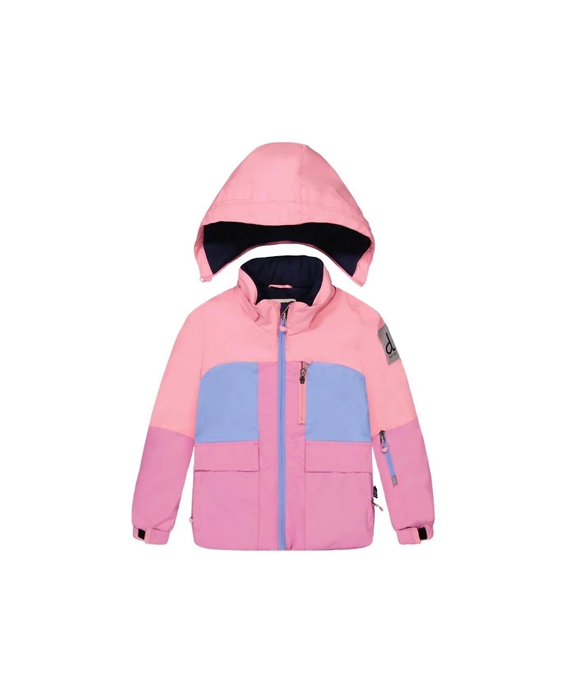 Deux par Toddler Girl 2T-5T Two Piece Play Snowsuit Colorblock with Pants