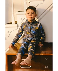 Deux par Deux Little and Big Boy's (6-14) Two Piece Thermal Underwear