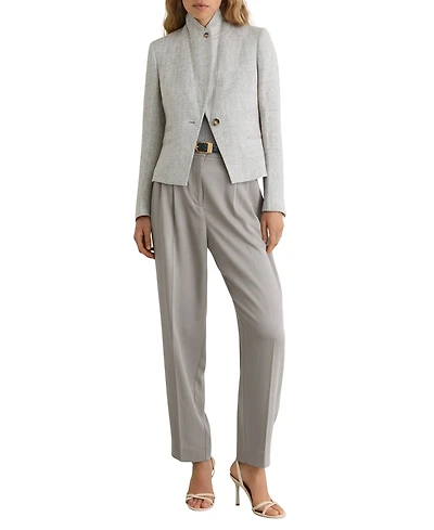 Reiss Women's Clay Tapered Pleated Trousers