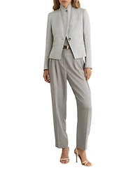 Reiss Women's Clay Tapered Pleated Trousers