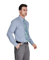 Club Room Men's Regular-Fit Stretch Plaid Dress Shirt