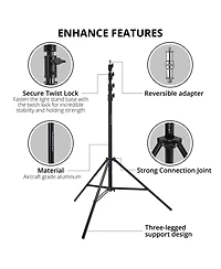 Flashpoint 13' Pro Air-Cushioned Heavy-Duty Light Stand V2