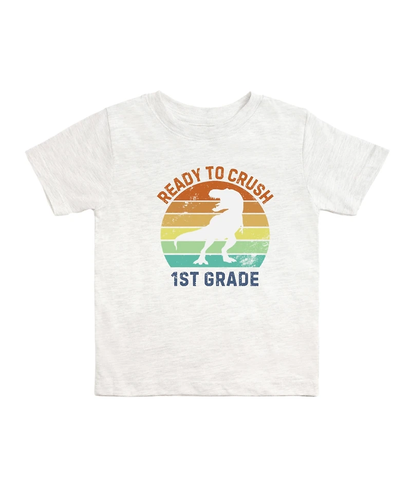 Sweet Wink Little Boys Ready to Crush First Grade Short Sleeve T-Shirt