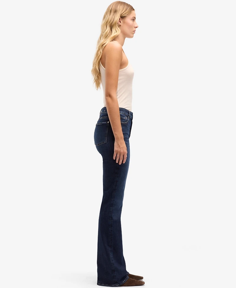 7 For All Mankind Women's The Leggy Bootcut Mid-Rise Jeans